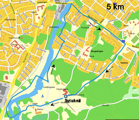 dianamilen karta 5 km