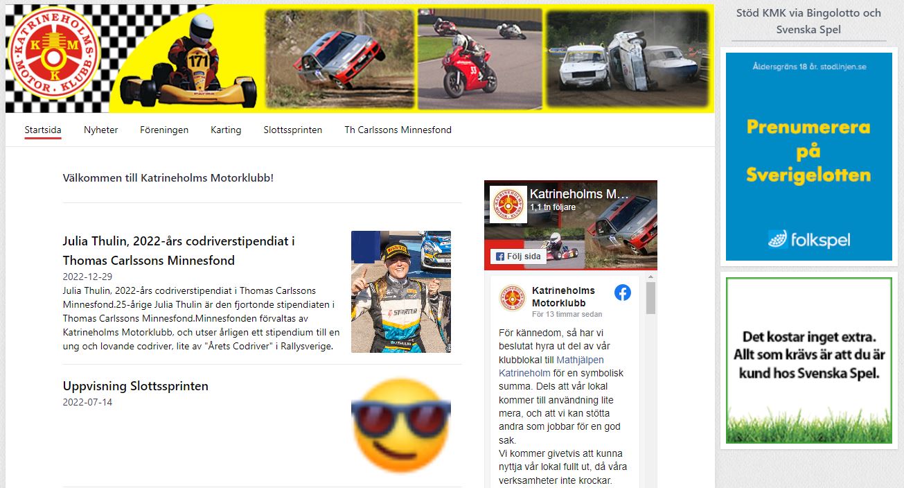Startsida Katrineholms Motorklubb