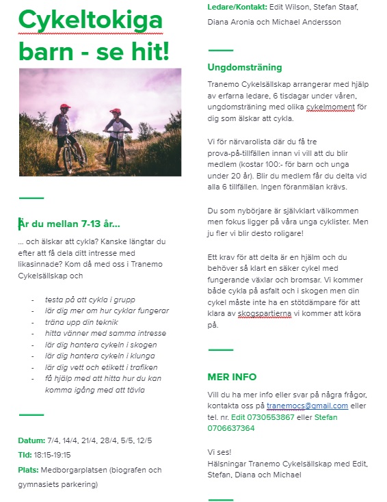 ungdomsträning